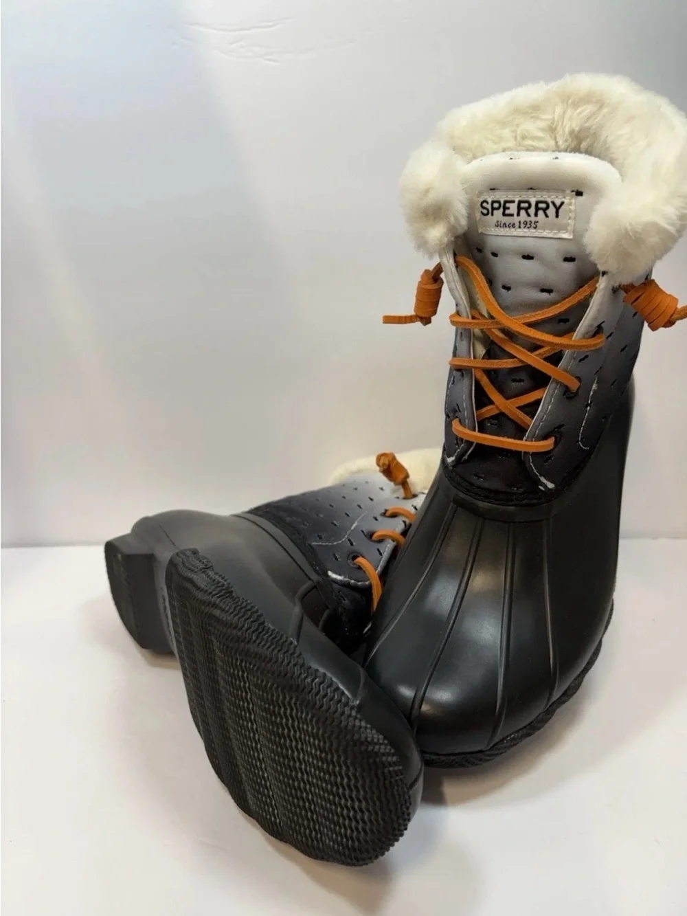 Sperry Women's Saltwater Shibori duck boots
